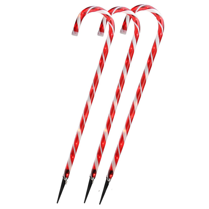 The Holiday Aisle Candy Cane Christmas Lighted Display & Reviews Wayfair